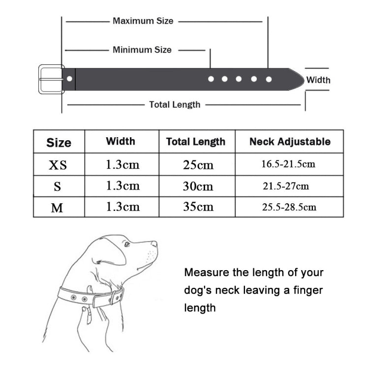 Heart Shaped Pendant PU Leather Dog Collar Pet Dog Leash