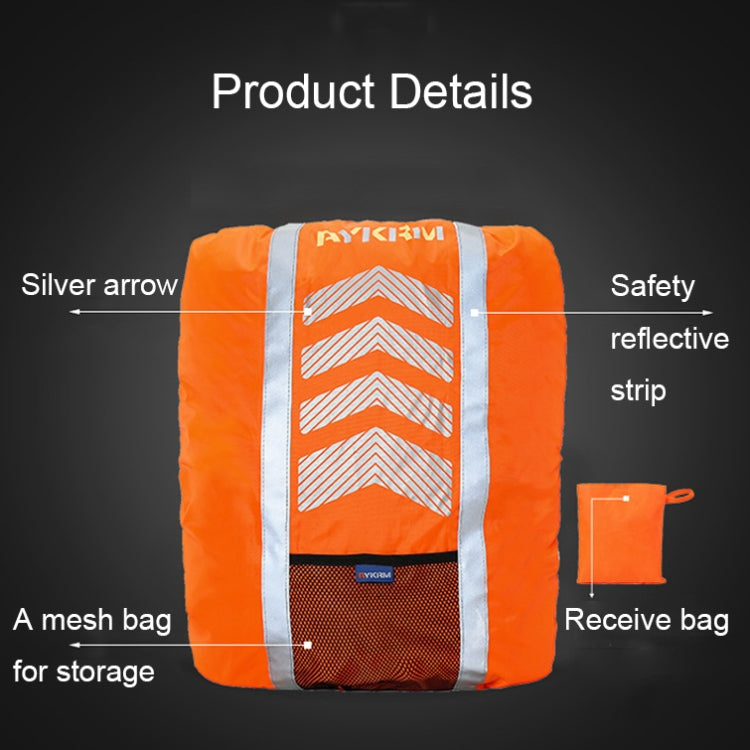 AYKRM AS6-007 Cycling Backpack Dust-proof Reflective Waterproof Cover