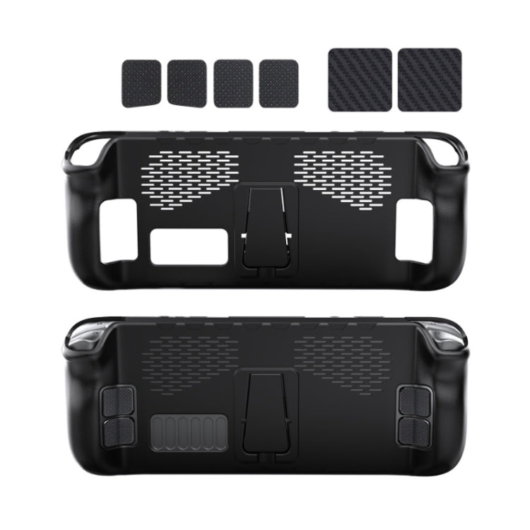 JYS For Steam Deck Handheld TPU Case + Touchpad Button Sticker