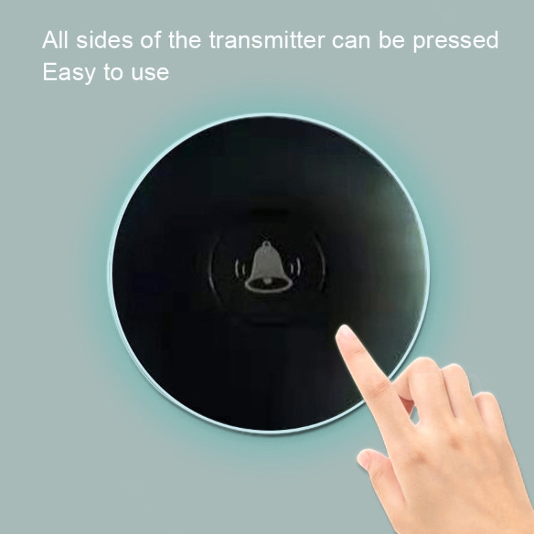 R16 1 For 1 Smart Wireless Self-Powered Hotel Home Electronic Call Doorbell