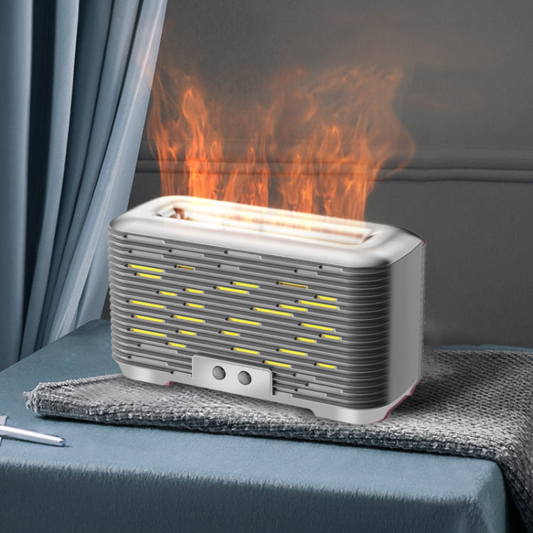 350ml Simulated Flame Aromatherapy Humidifier With Timing Function