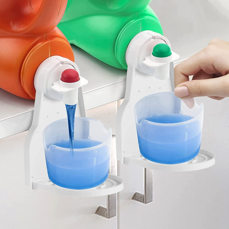 Foldable Laundry Detergent Drip Catcher Tray Cup Holder Soap Dispenser Gadget
