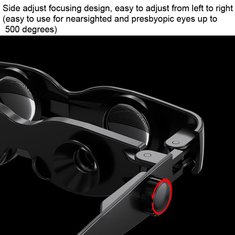 DM0125 3X Fishing Binoculars Adjustable Focus Glass Type Binoculars