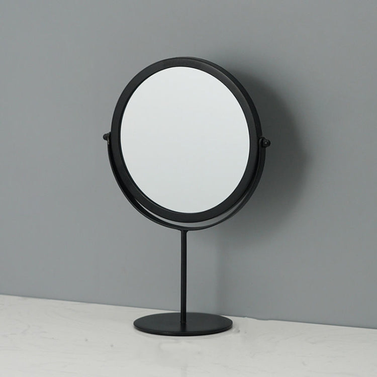 Desktop Makeup Mirror Simple Portable Mirror Rotating Dressing Mirror,Style: