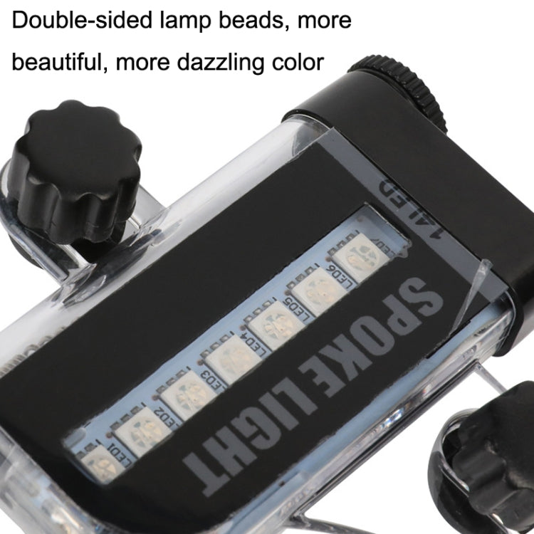 Bike Double-Sided Hot Wheels Mountain Bike Steel Wire Colorful Spokes Lamp