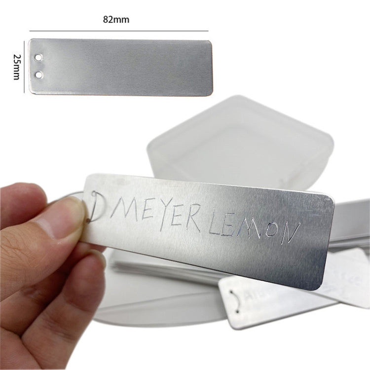 20 PCS Portable Waterproof Aluminum Plant Tags Waterproof Plant Label