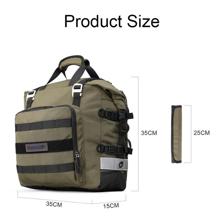 Rhinwalk MT2040 20L Large Capacity Waterproof Quick Release Motorcycle Side Bag