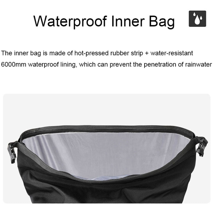 Rhinwalk MT2040 20L Large Capacity Waterproof Quick Release Motorcycle Side Bag