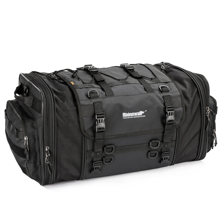Rhinowalk MT4060 Large-capacity Foldable Expandable Tail Bag for Motorcycle Riding with Rain Cover