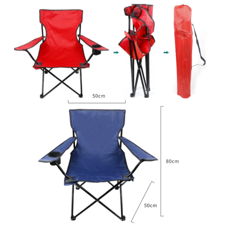 Casual Picnic Sketching Handrest Backrest Fishing Portable Beach Chair