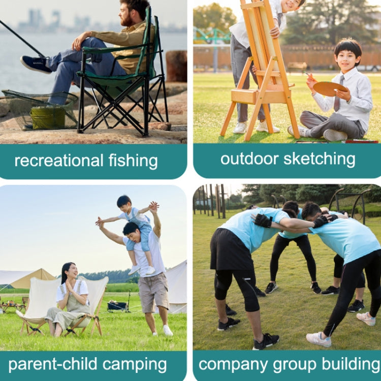 Casual Picnic Sketching Handrest Backrest Fishing Portable Beach Chair