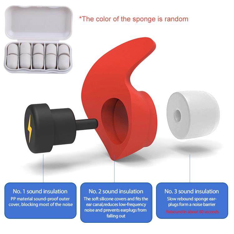 Anti-noise Sleep Earplugs Soundproof Earplugs