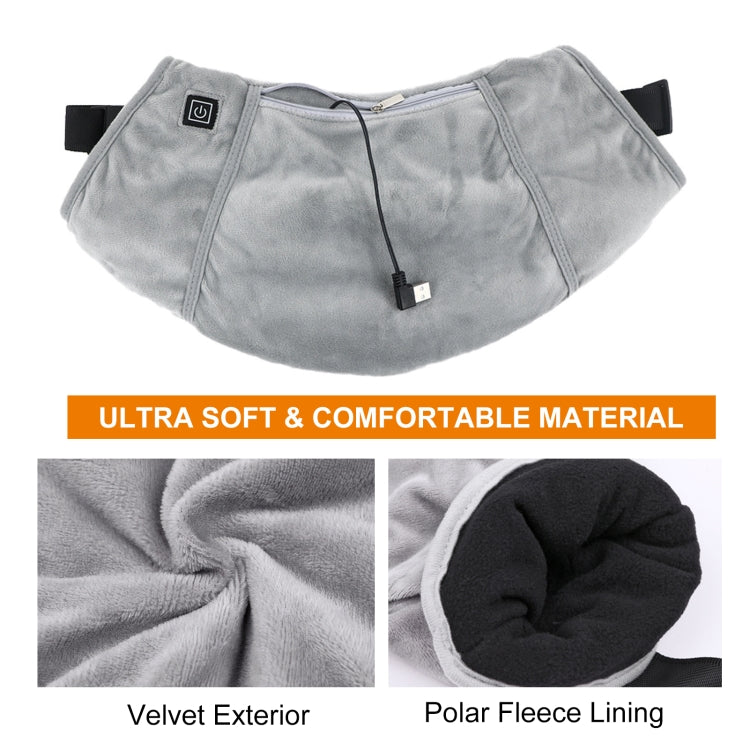 Electric Heated Hand Warmer Muff Cold Weather Thermal Glove Waist Bag