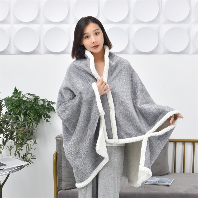 Flannel Thickened Embossed Shawl Blanket Office Air Conditioning Blanket