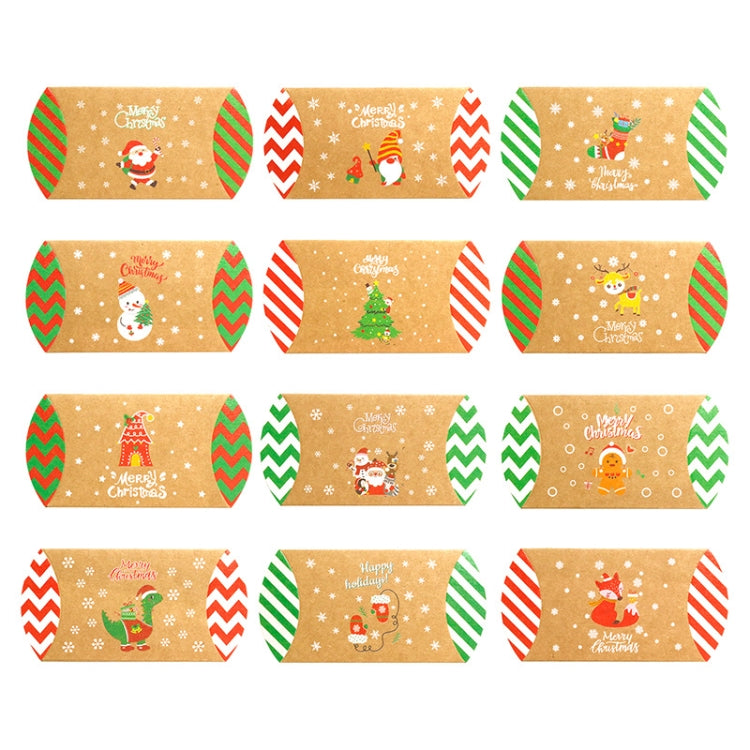 1set 24 PCS/Set Christmas Candy Wrapping Box Cartons
