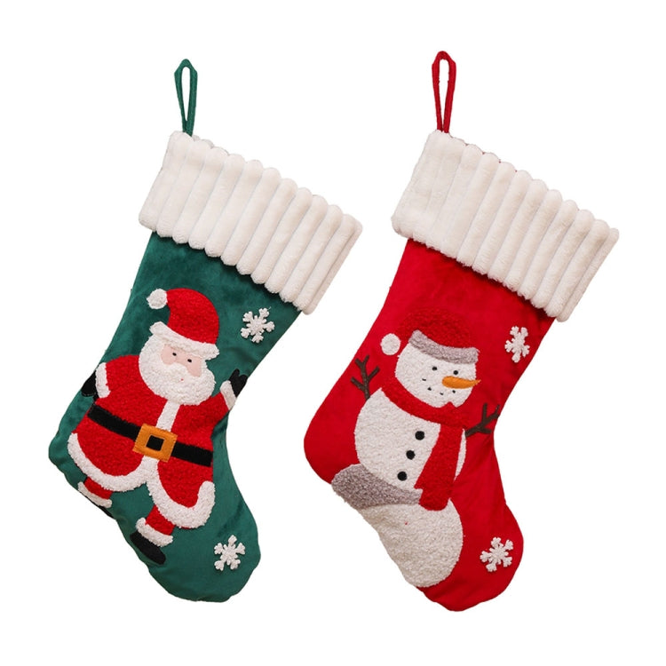 Christmas Embroidery Decorative Gift Bags Candy Bags Christmas Tree Mantel Decorative Socks
