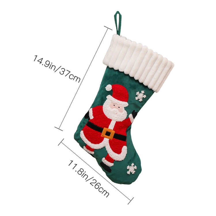 Christmas Embroidery Decorative Gift Bags Candy Bags Christmas Tree Mantel Decorative Socks