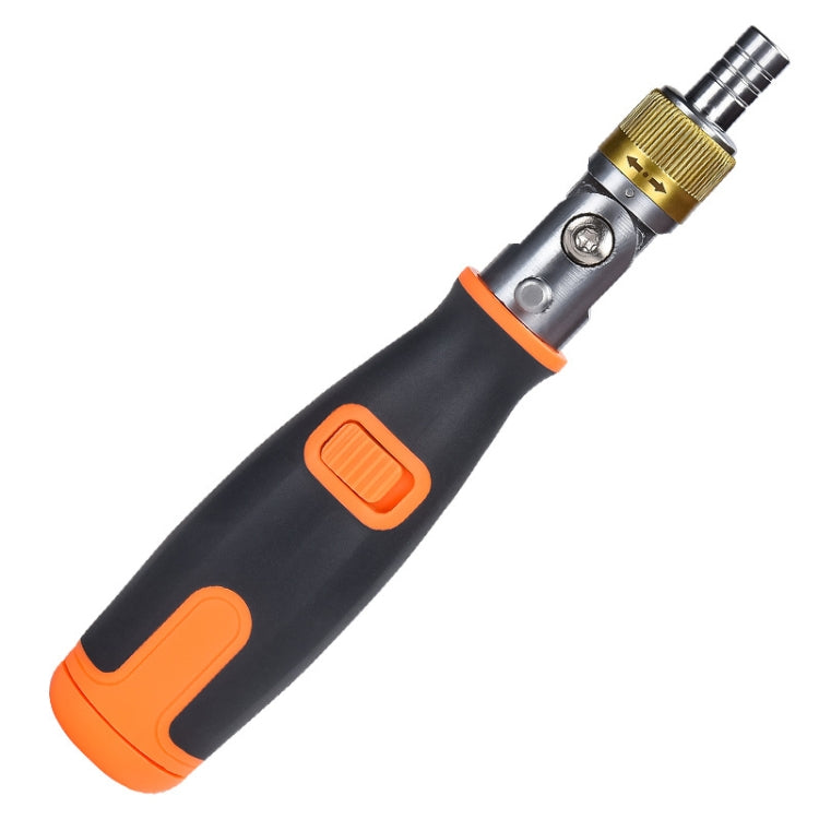 2050C Portable 10 In 1 Hidden Bits Multi-angle Ratchet Corner Screwdriver Set