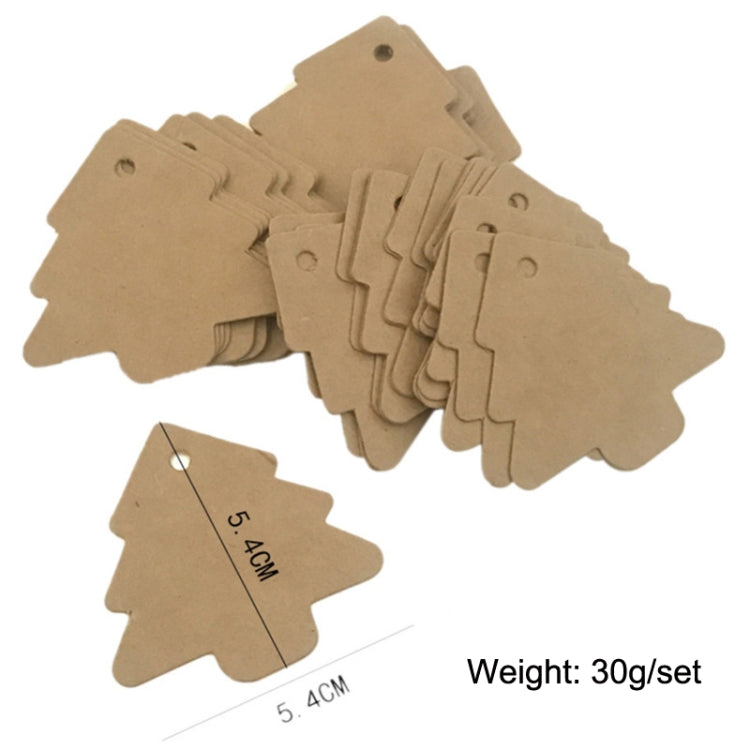 6 Sets DIY Christmas Tree Elevator Retro Card Labels Wedding Party Process Clip Stickers