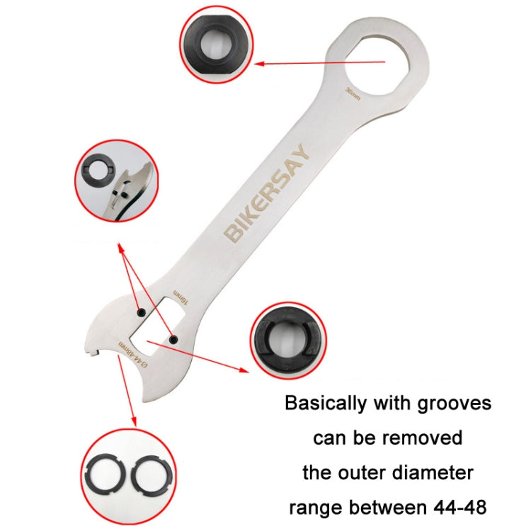 BIKERSAY Bicycle Axle Removal Tool Tail Hook Wrench Repair Tools