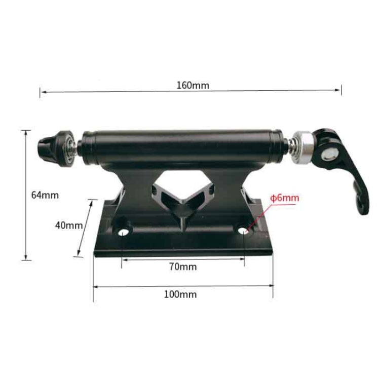 Bicycle Luggage Rack Front Fork Quickly Remove Fixed Clip