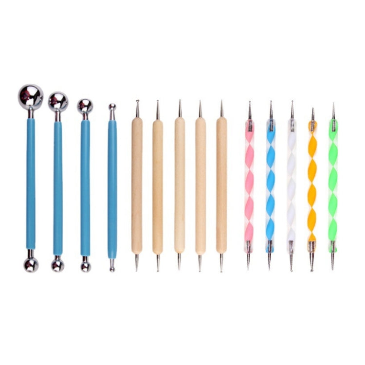 Ceramic Clay Indentation Sculpting Scraper Dotted Drill Nail Art Pen