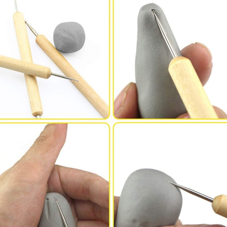 Ceramic Clay Indentation Sculpting Scraper Dotted Drill Nail Art Pen