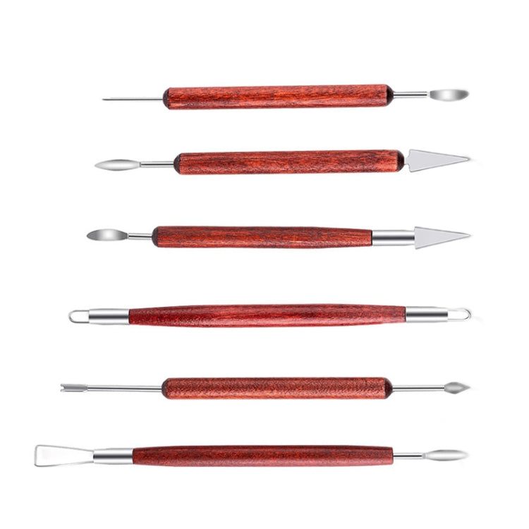 Double-head Radium Silk Knife Ceramic Clay Carving Tool