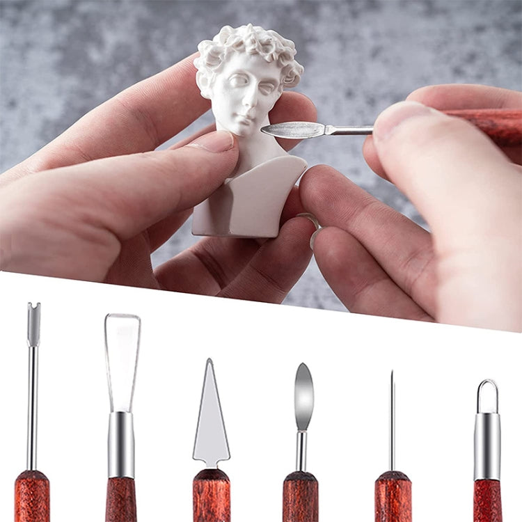 Double-head Radium Silk Knife Ceramic Clay Carving Tool