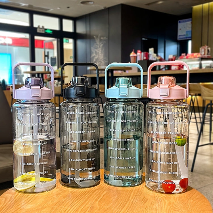 GYBL4503 2000ml Large-capacity Outdoor Sports Water Bottle with Straw, Spec: