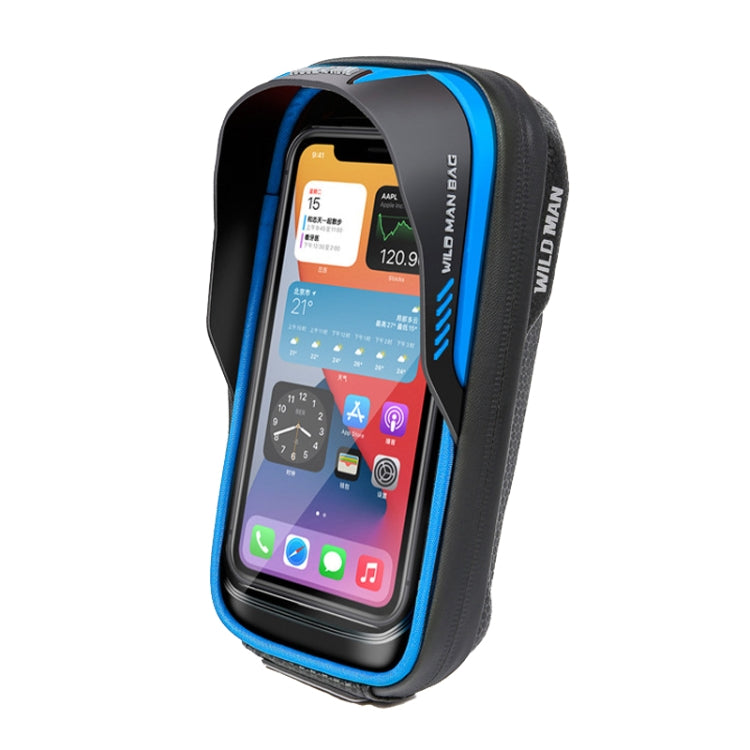 WILD MAN ES16 0.5L EVA Hard Shell Waterproof Touch Screen Bicycle Handlebar Bag