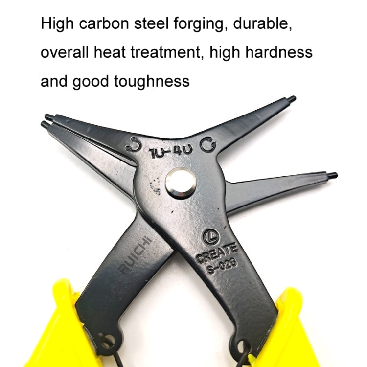RUICHI 2 In 1 Multi-Function Clamp Spring Retainer Pliers