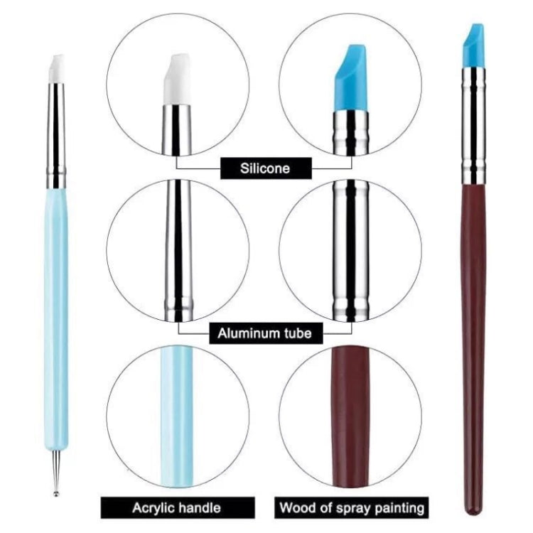 Ceramic Clay De-Marking Retouching Silicone Pen