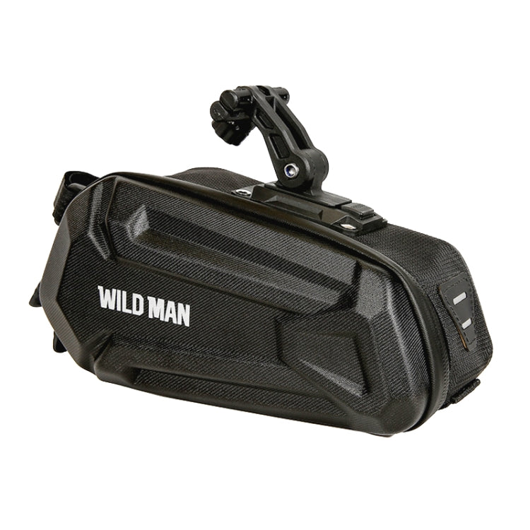 WILD MAN XT7 1.2L Mountain Bike EVA Hard Shell Waterproof Wear-resistant Tail Bag