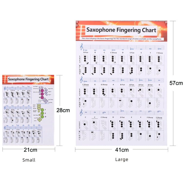 Coated Paper Saxophone Fingering Chord Diagrams Saxophone Practice Figure