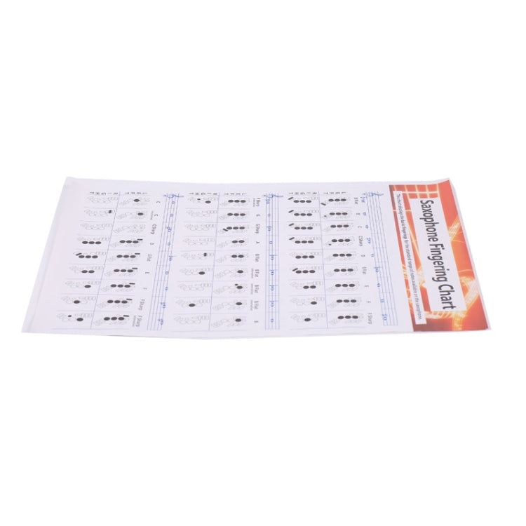 Coated Paper Saxophone Fingering Chord Diagrams Saxophone Practice Figure
