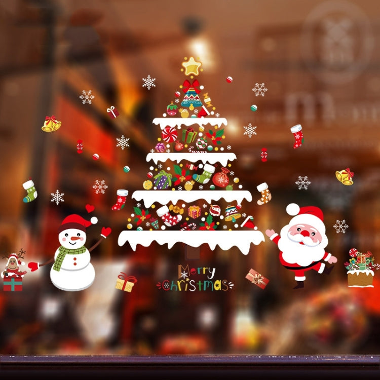 Christmas Decoration Stickers Scene Layout Window Static Stickers