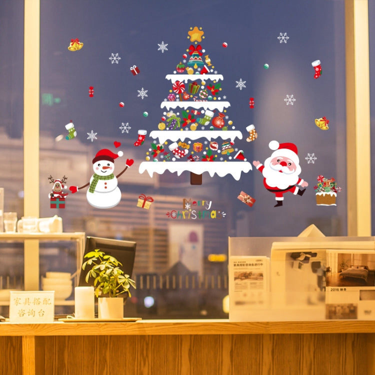 Christmas Decoration Stickers Scene Layout Window Static Stickers
