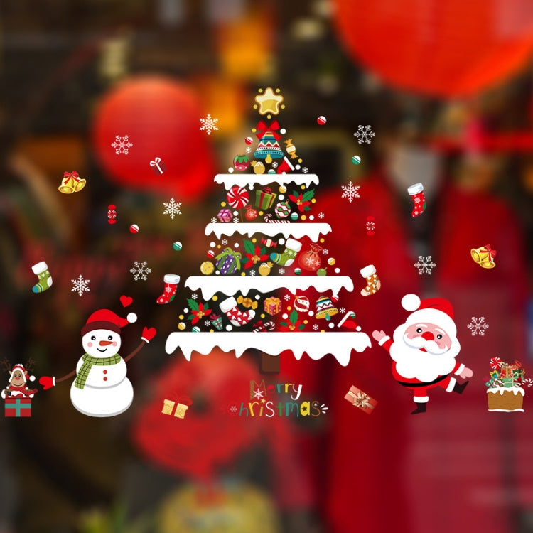 Christmas Decoration Stickers Scene Layout Window Static Stickers