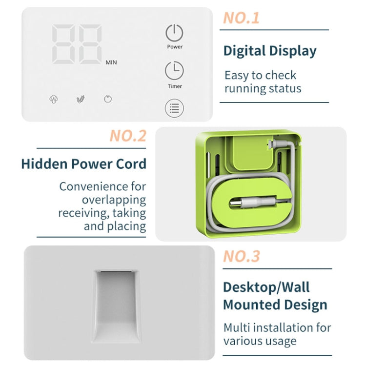 QX03 Home Two Bin Meat And Vegetable Cleaning Machine, US Plug