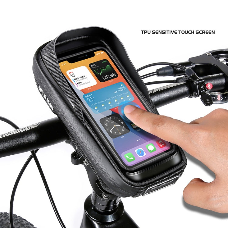 WILD MAN E16 EVA Hard Shell Touch Screen Handlebar Bag Cycling Equipment