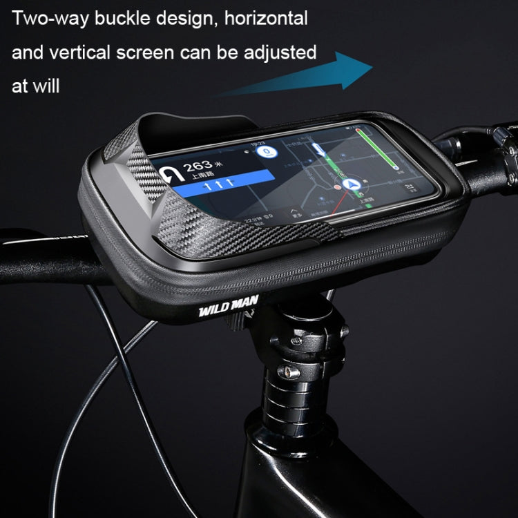 WILD MAN E16 EVA Hard Shell Touch Screen Handlebar Bag Cycling Equipment
