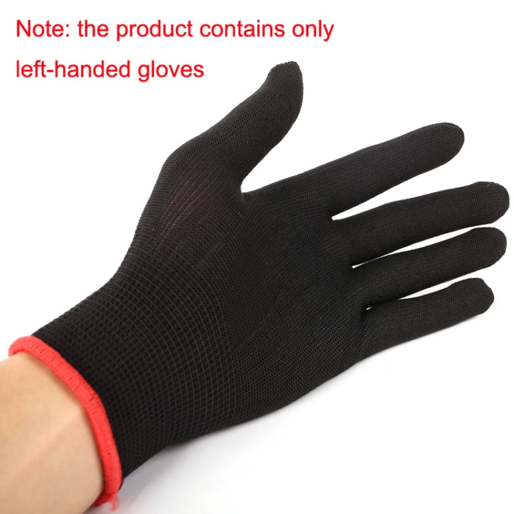 2PCS Beginner Press Nylon Wear -Resistant Anti -Slip Left Hand Guitar Exercise Glove,Size: