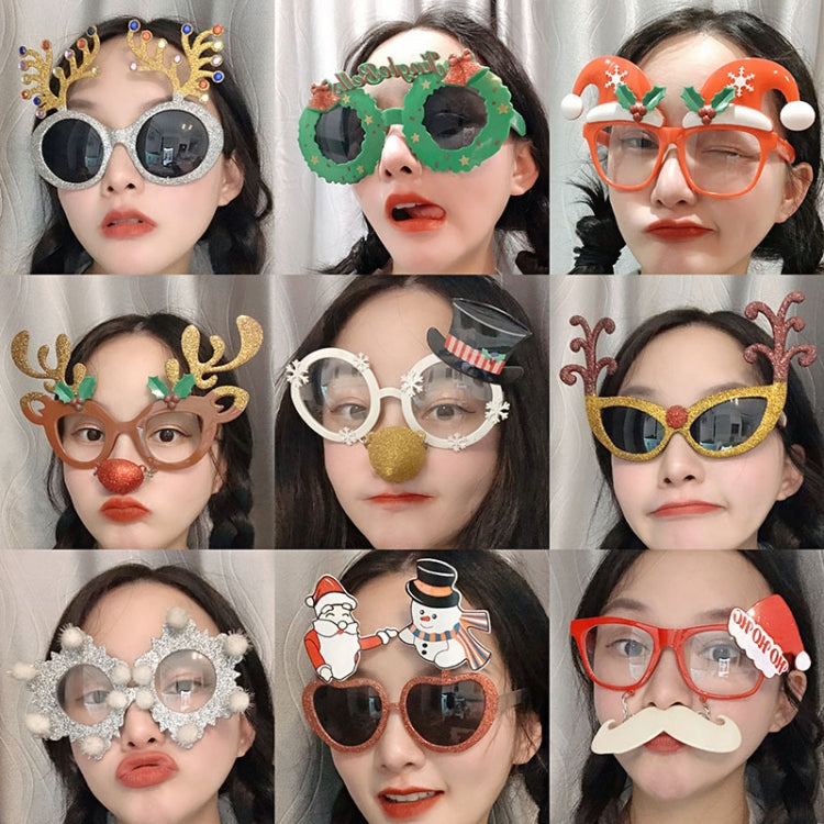 Christmas Weird Glasses Personalized Christmas Hair Clip