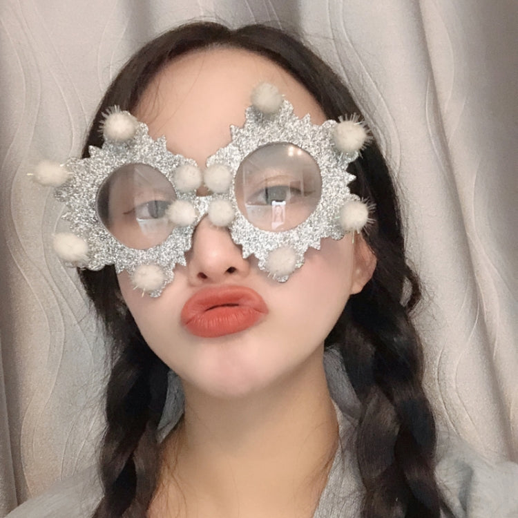 Christmas Weird Glasses Personalized Christmas Hair Clip