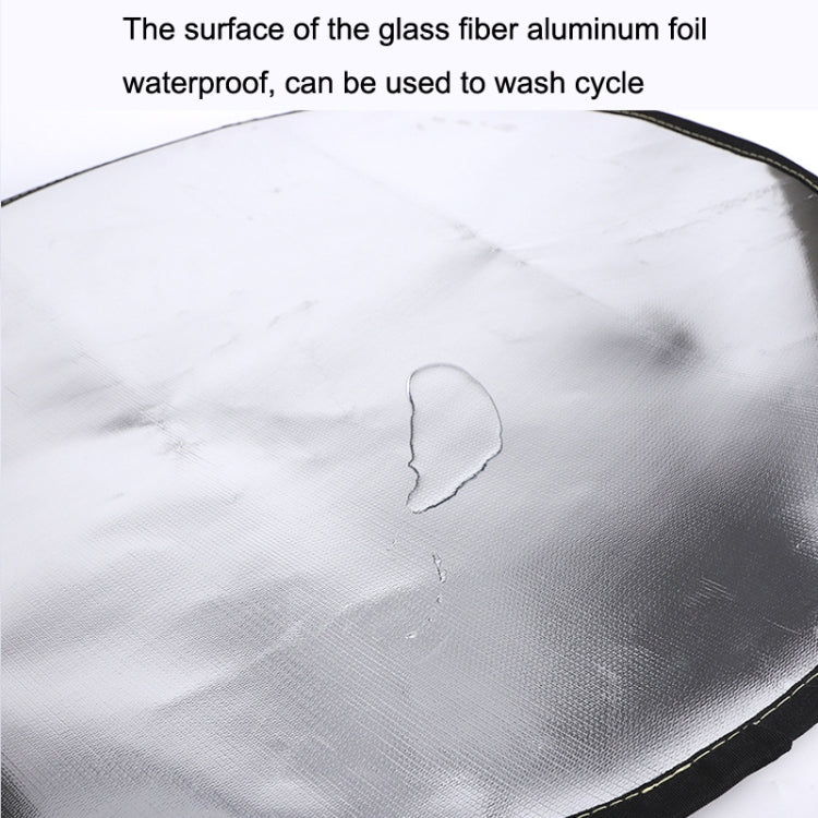 Round Camper Camping Lawn Fire Rack Flame Insulation Land, Diameter: