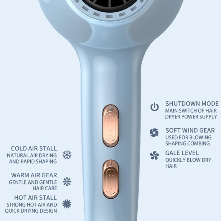 SENBAILU Household Blue Light Hot Cold Wind High Power Hair Dryer