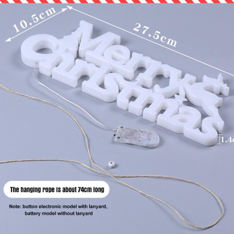 Merry Christmas Letters Modeling Lights