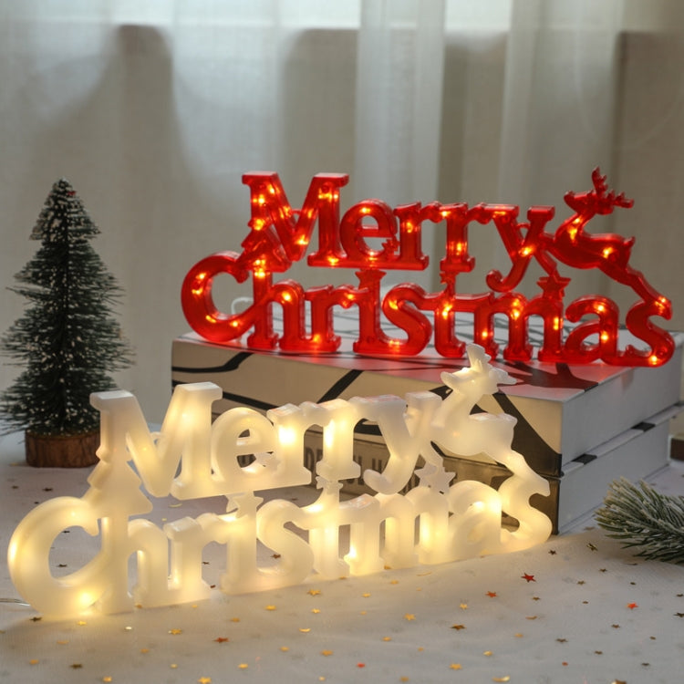 Merry Christmas Letters Modeling Lights
