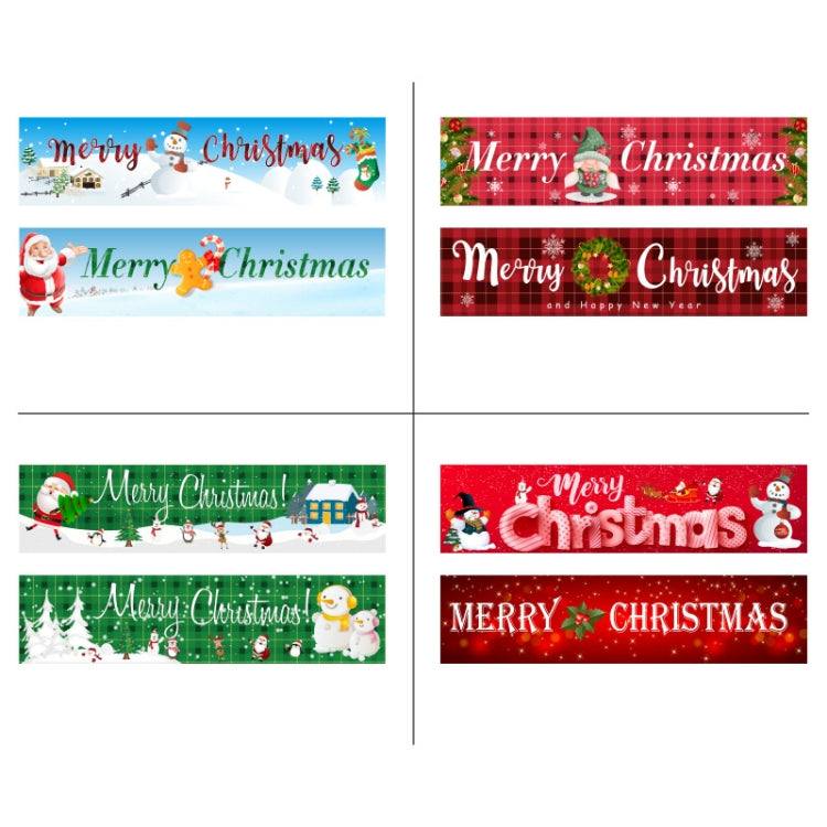 Christmas Patio Banner Party Decoration Supplies